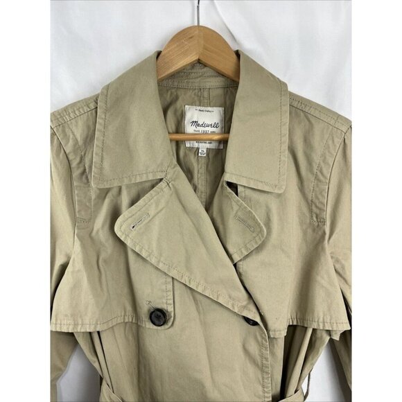 Madewell Classic Tan Trench Coat - Picture 5 of 16